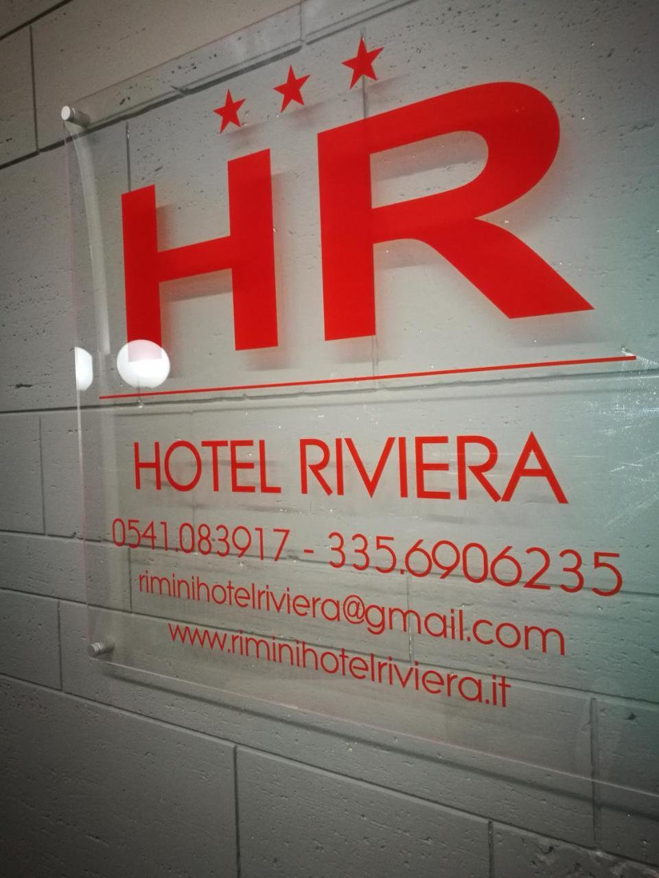 Hotel Riviera Римини Экстерьер фото